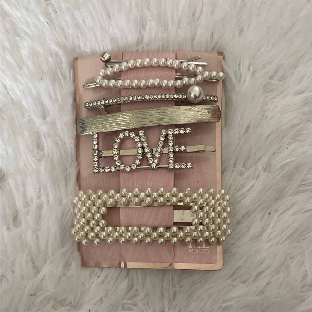 Elegant 6 Pc Hair Clip Set